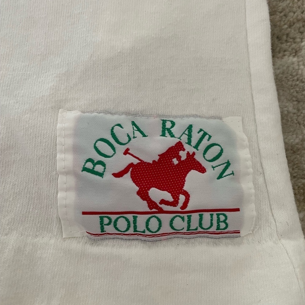 Vintage Boca Raton Polo Club Made in USA White Playsuit Romper - Picture 3 of 16